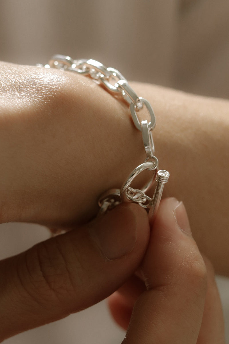 925 Toggle Chain Bracelet