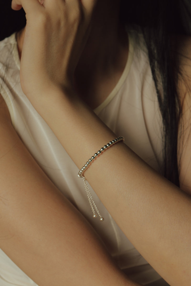 925 |Handcrafted| Seedy Beady Bracelet