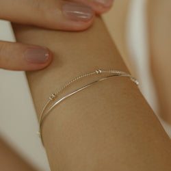 925 Silver |Handcrafted| Unity Layered Bracelet