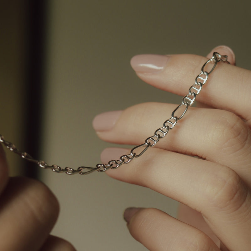 925 Silver Mixi Chain Bracelet