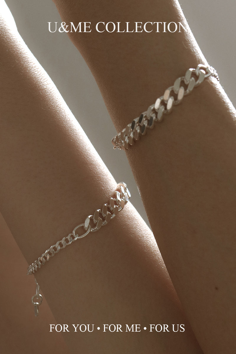 925 Silver Trio Chain Link Bracelet