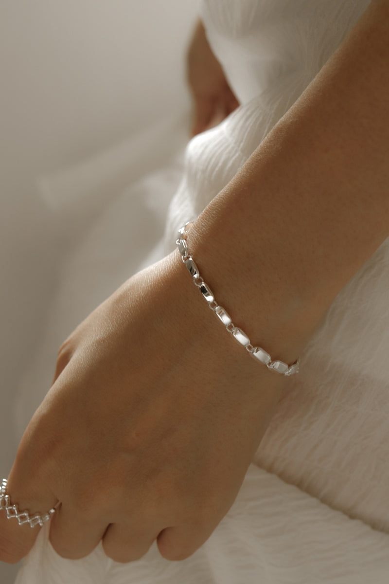 925 Silver Rustling Bracelet