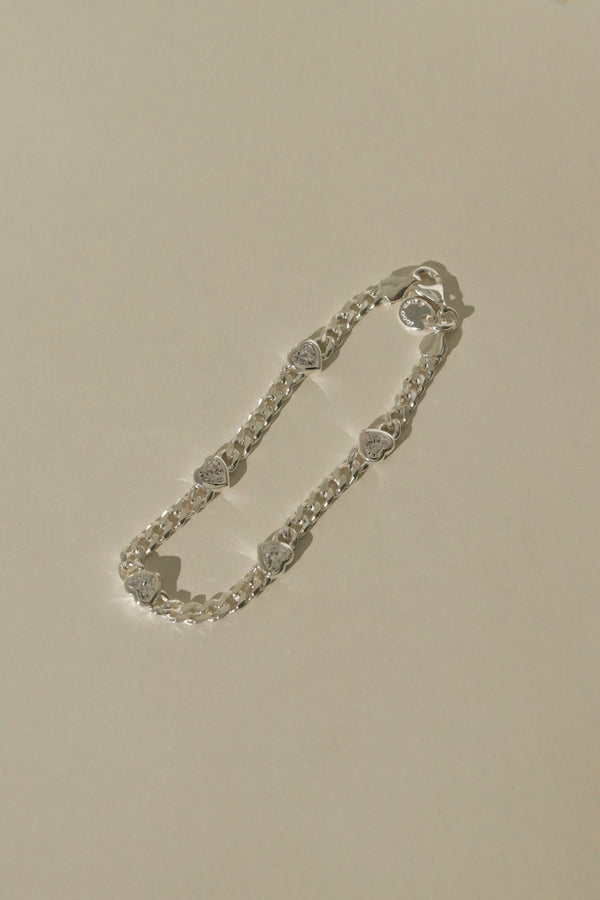 925 Silver Amora Link Bracelet