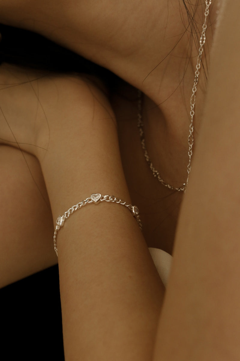 925 Silver Amora Link Bracelet