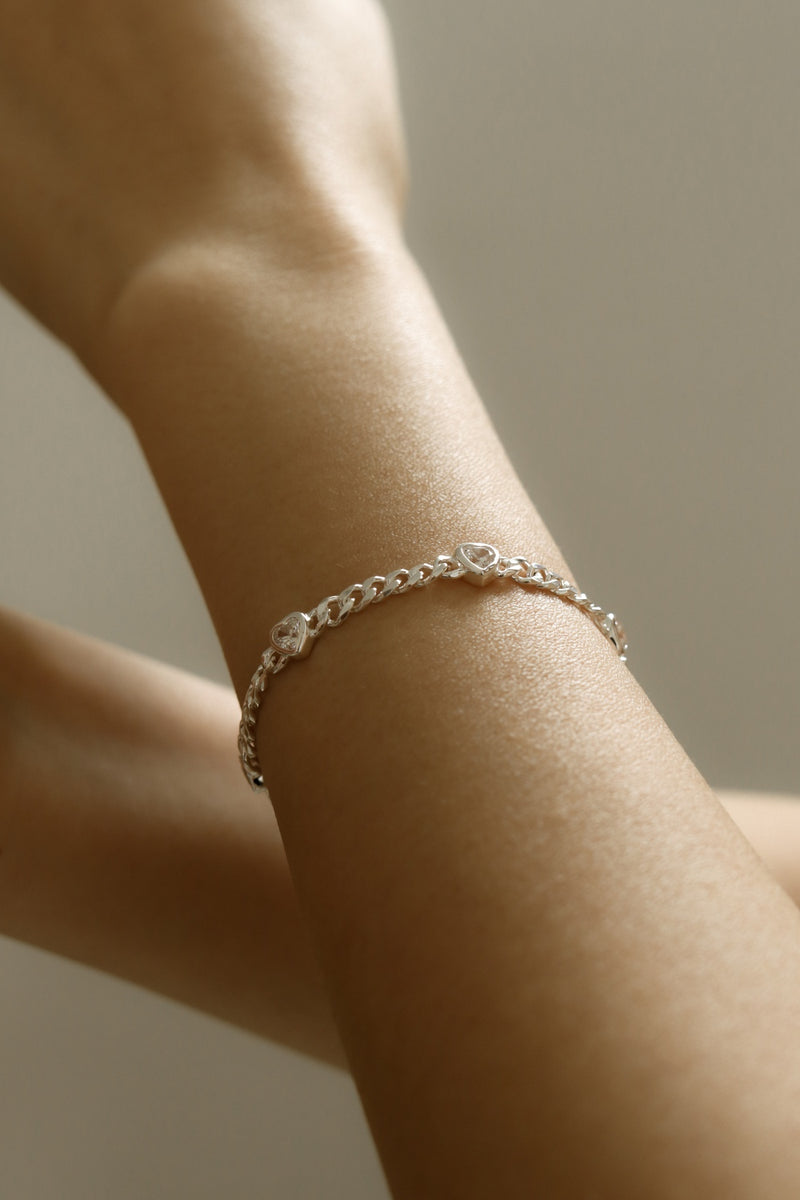 925 Silver Amora Link Bracelet