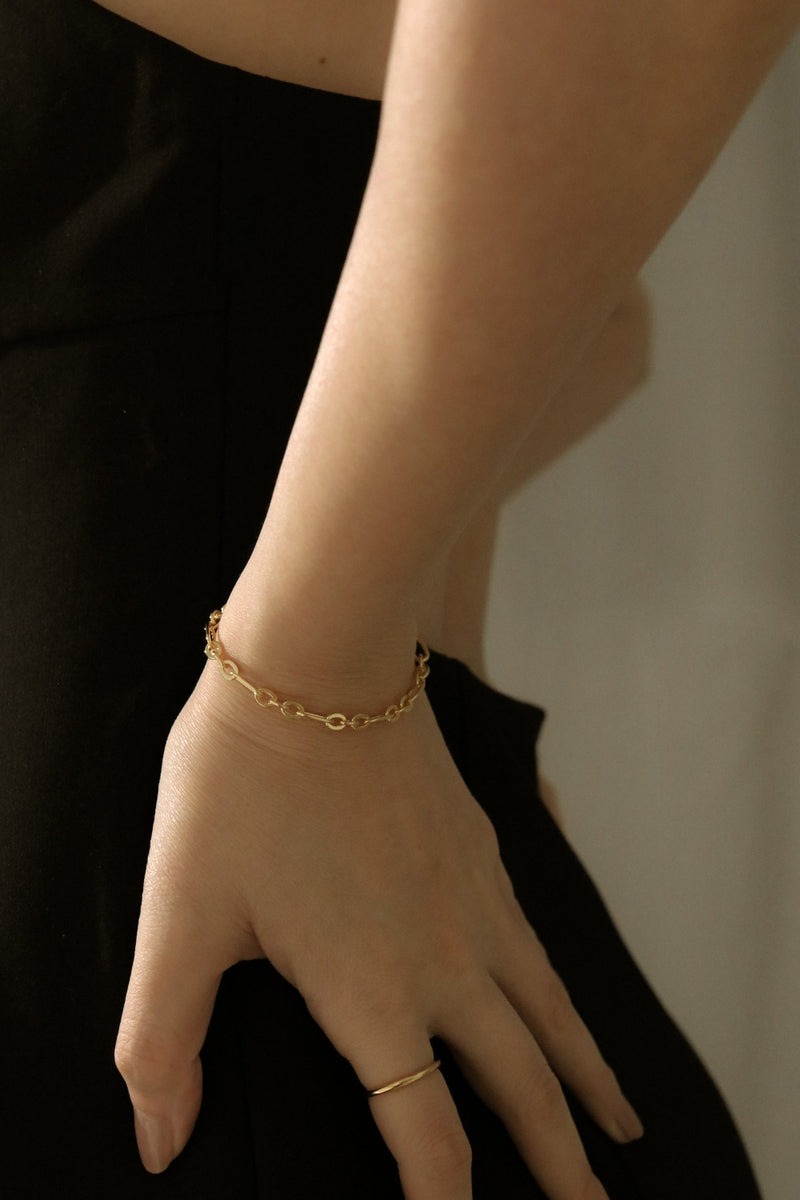 925 Silver Allegra Bracelet, 14K Yellow Gold Vermeil