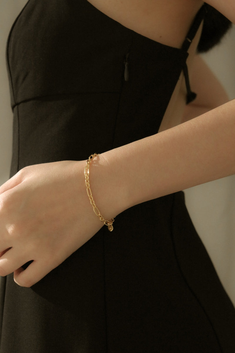 925 Silver Allegra Bracelet, 14K Yellow Gold Vermeil