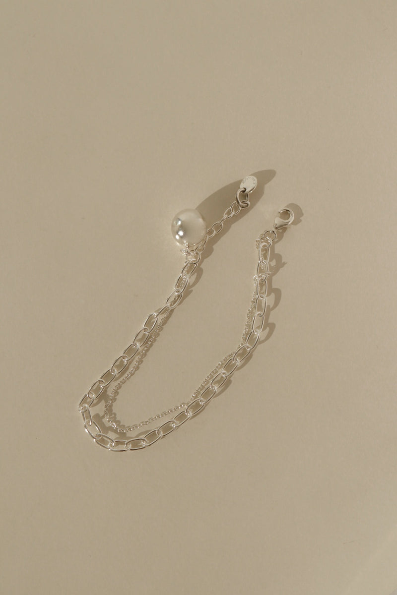 925 Silver Dualis Sphere Bracelet