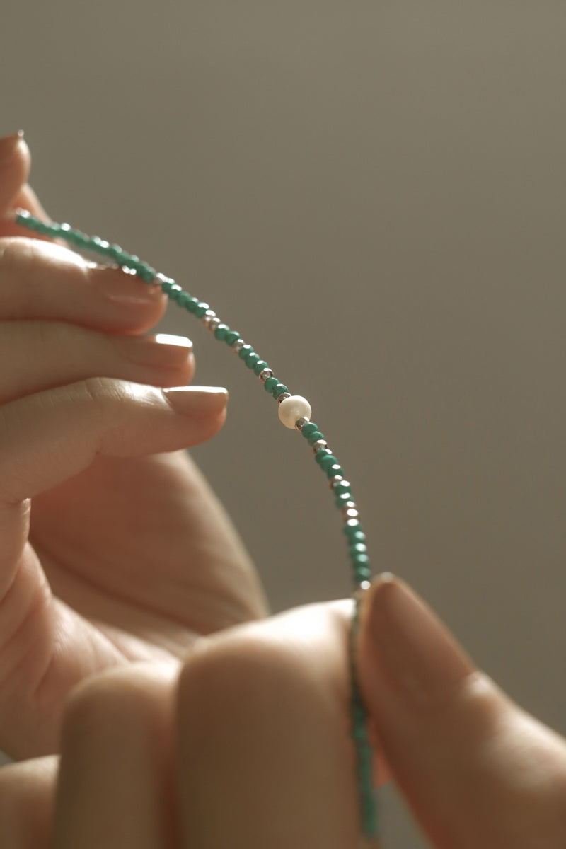 925 Silver Marina Pearl Bracelet