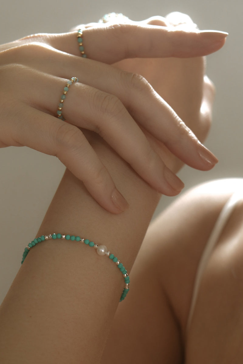 925 Silver Marina Pearl Bracelet