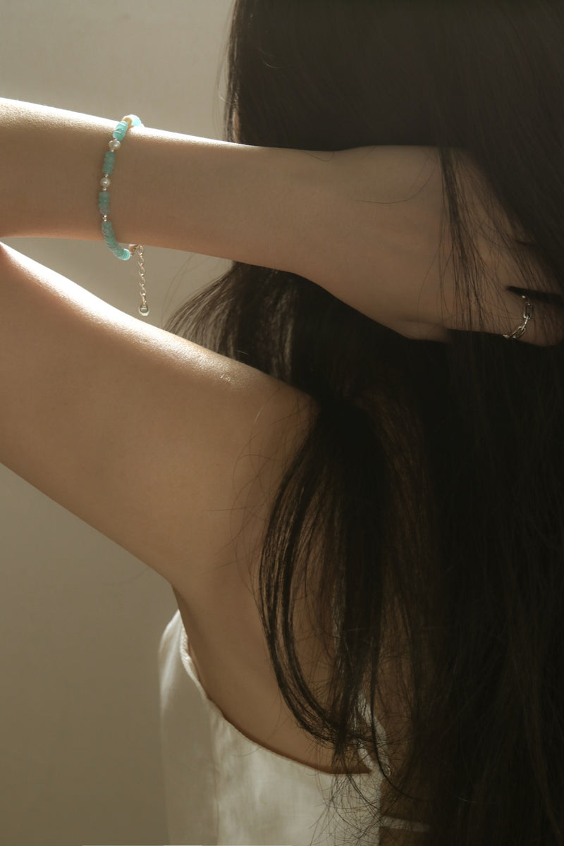 925 Silver Sirena Pearl Bracelet