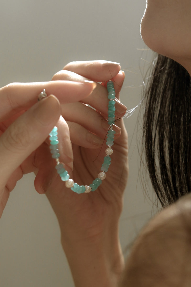 925 Silver Sirena Pearl Bracelet