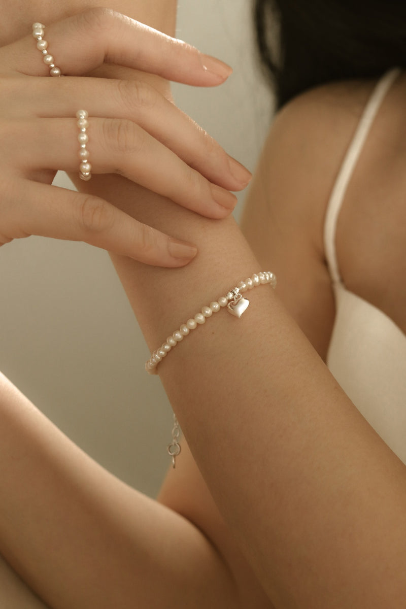 925 Silver Lovelace Pearl Bracelet