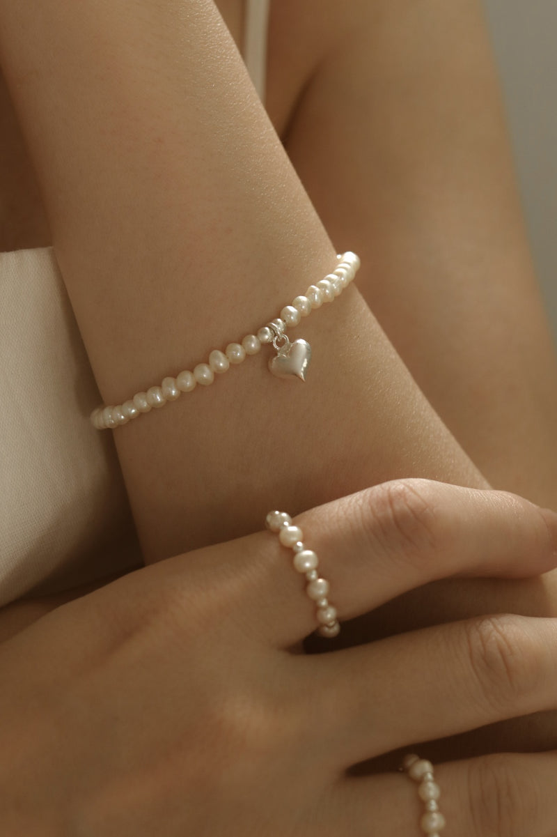 925 Silver Lovelace Pearl Bracelet
