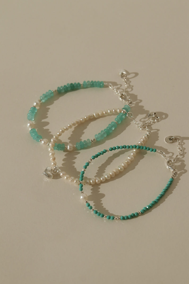 925 Silver Lovelace Pearl Bracelet