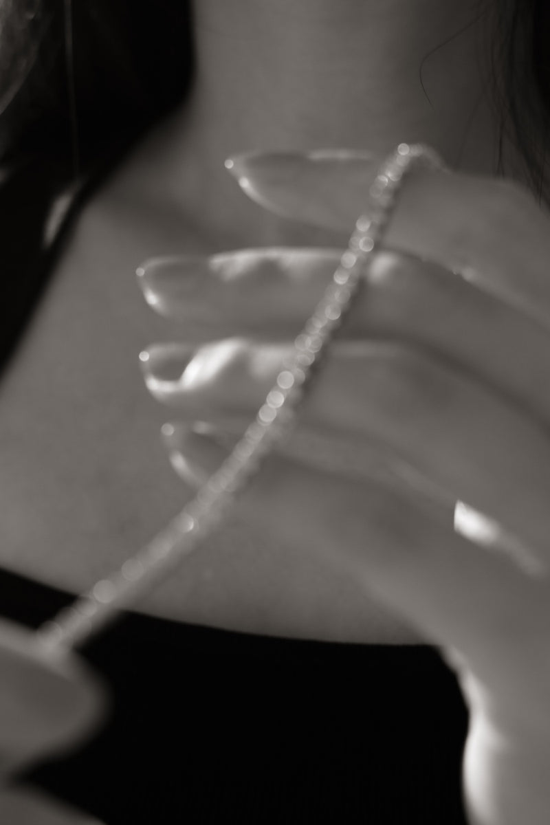 925 Silver Moissanite Tennis Bracelet