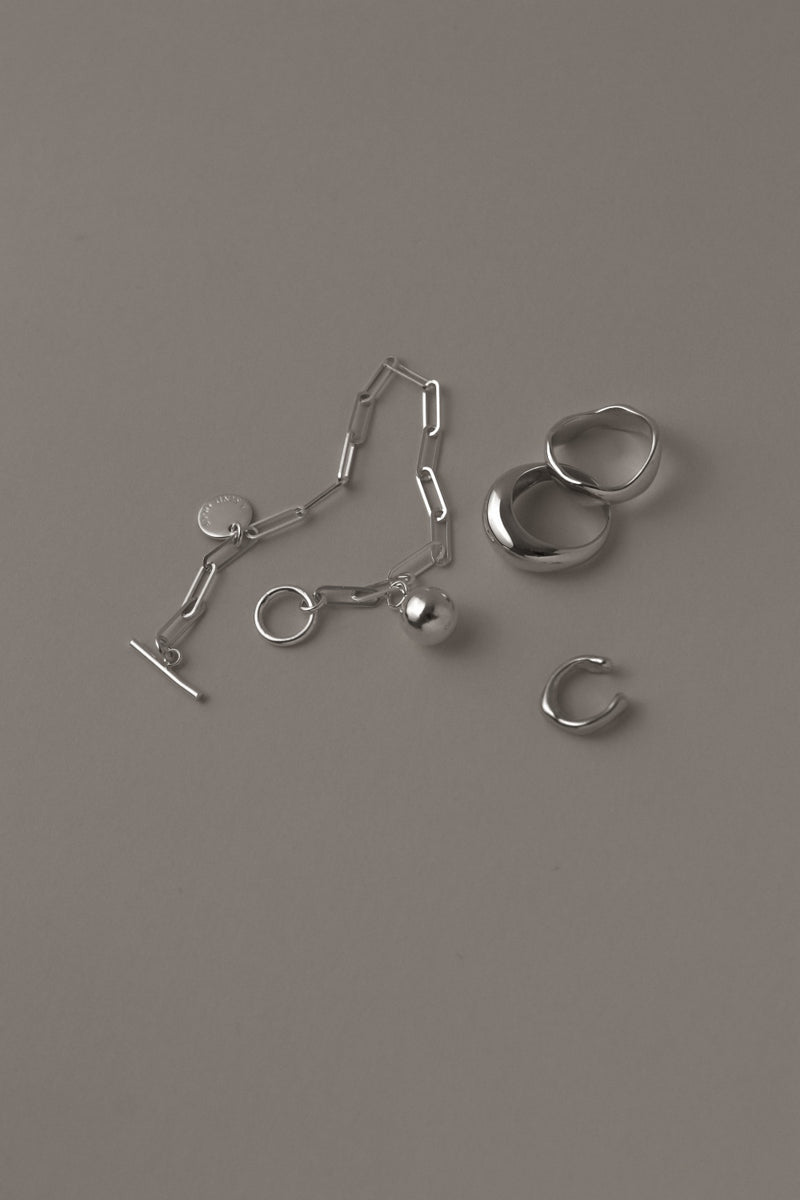 925 Silver Abstracty Ear Cuff