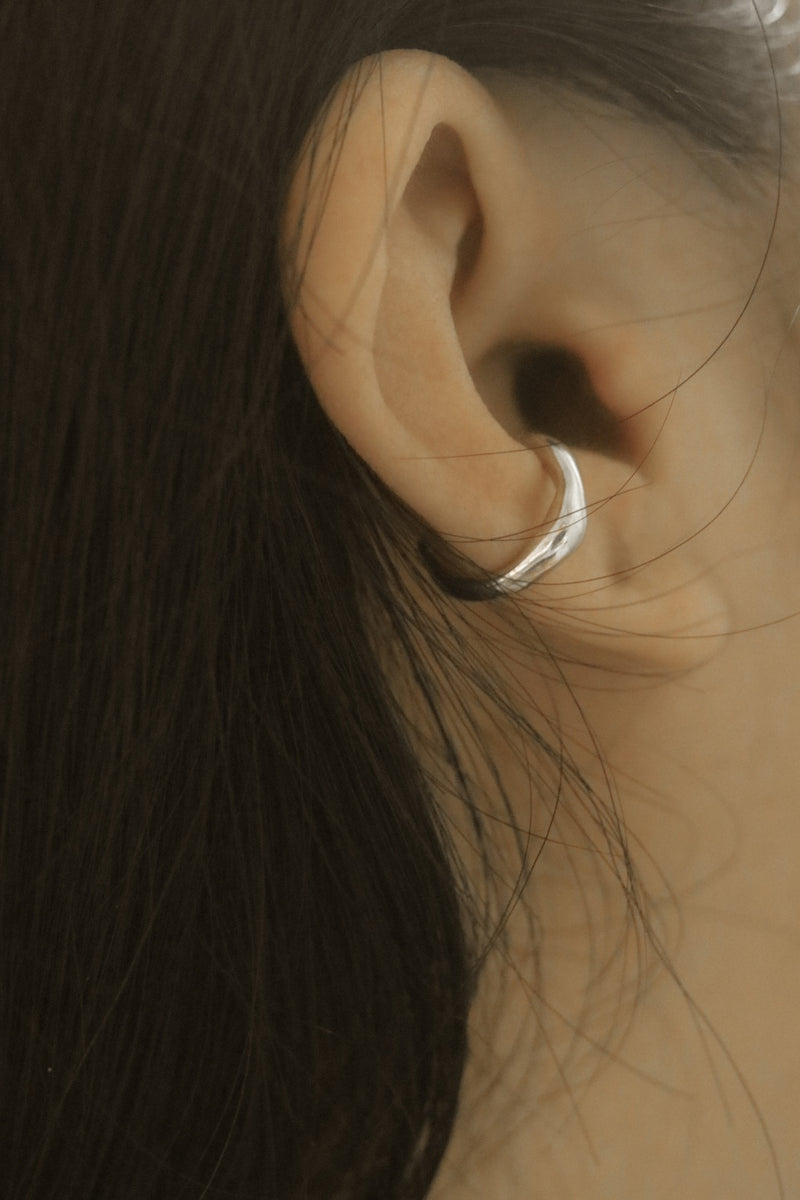 925 Silver Abstracty Ear Cuff