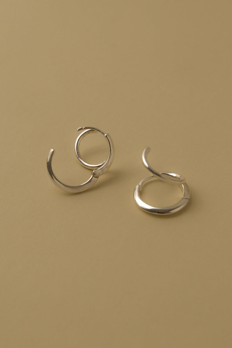 925 Silver Swirly Earrings