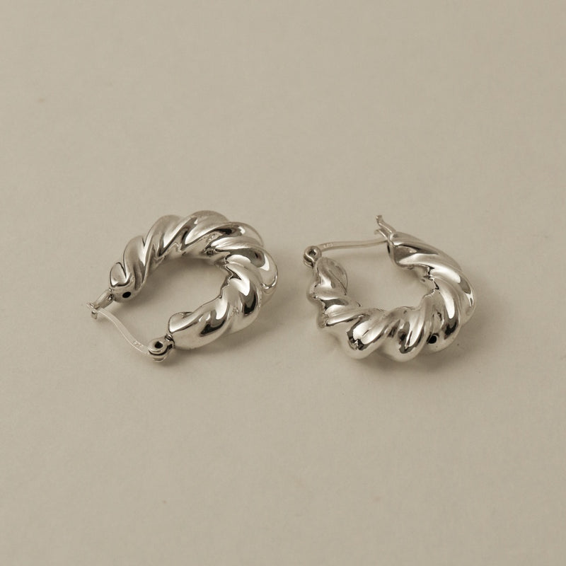 925 Silver Twisto Earrings