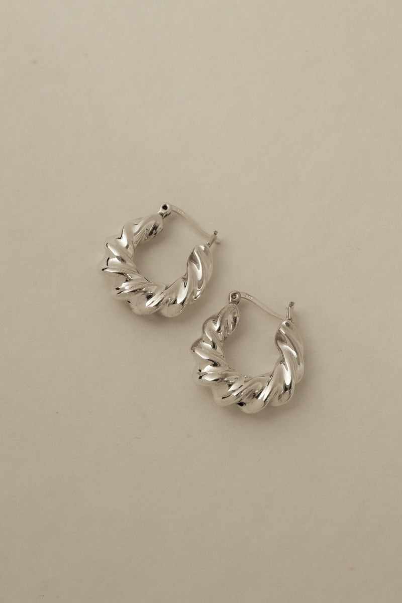 925 Silver Twisto Earrings
