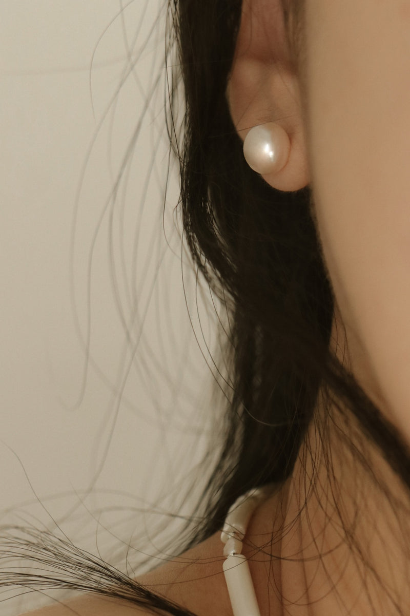 925 Silver Luna Pearl Earrings