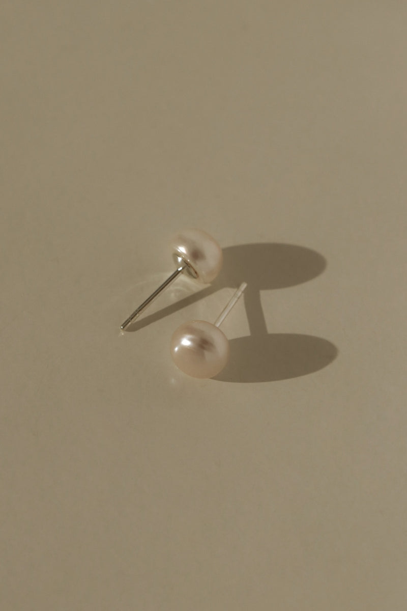 925 Silver Luna Pearl Earrings