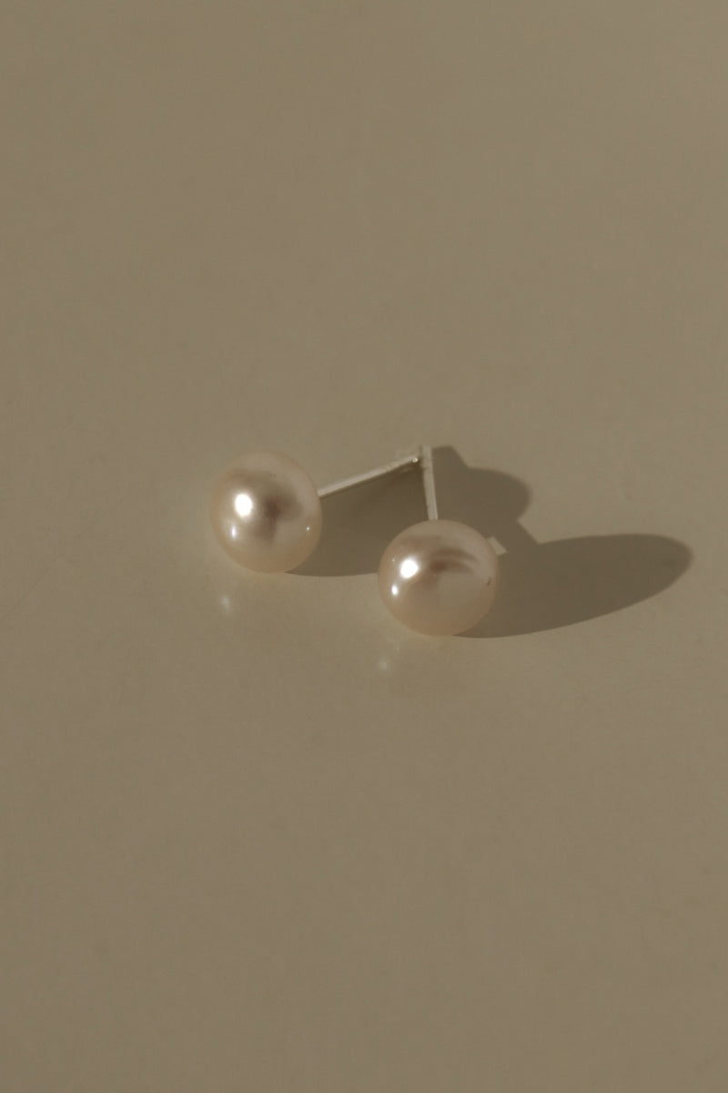 925 Silver Luna Pearl Earrings