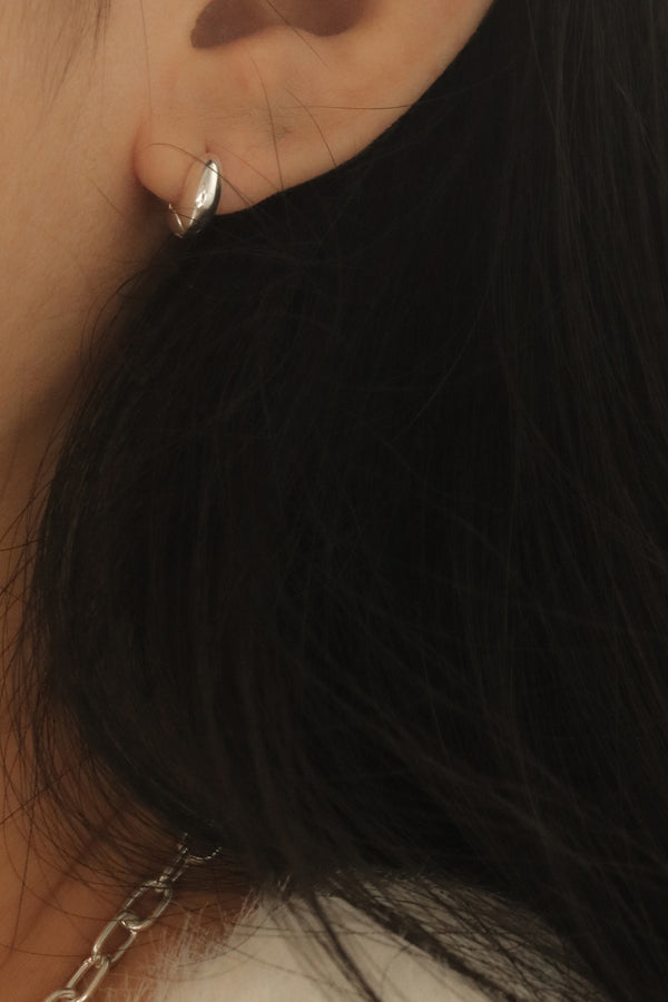 925 Silver Petite Puffo Earrings