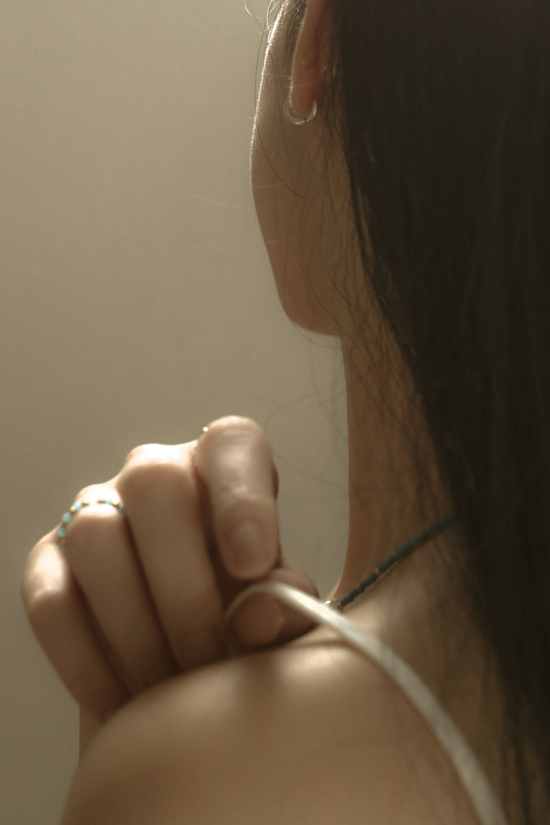 925 Silver Elara Hoop Earrings