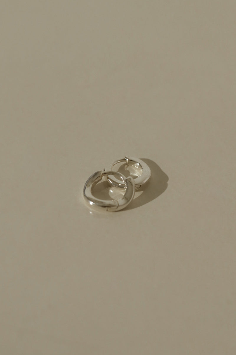 925 Silver Elara Hoop Earrings