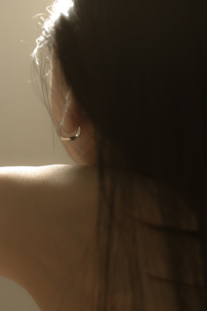 925 Silver Elara Hoop Earrings