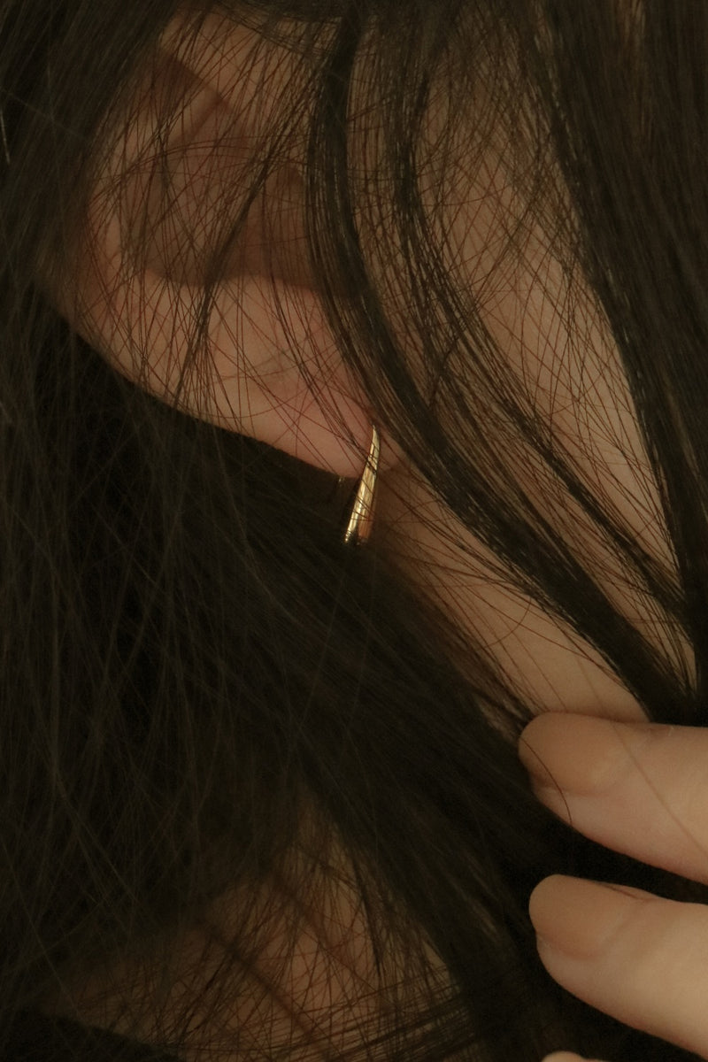 925 Silver Maris Drop Earrings, 14K Yellow Gold Vermeil