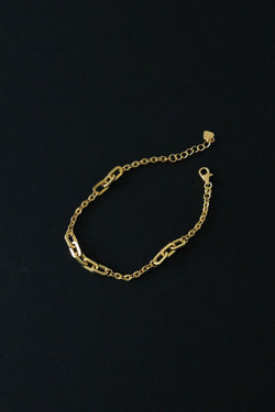 916 Infinity Gold Mixi Cable Chain Bracelet (22K)