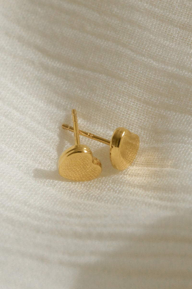 916 Infinity Gold My Love Earrings (22K)
