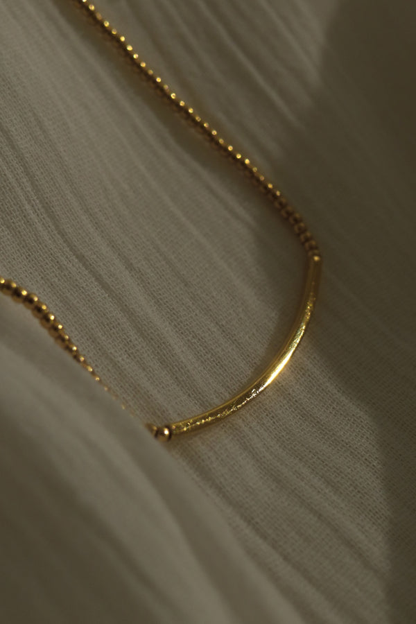 916 Infinity Gold Beaded Bliss Necklace (22K)