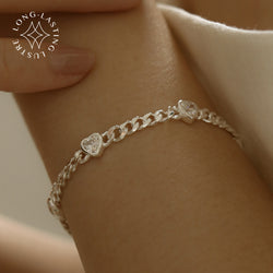 925 Silver Amora Link Bracelet