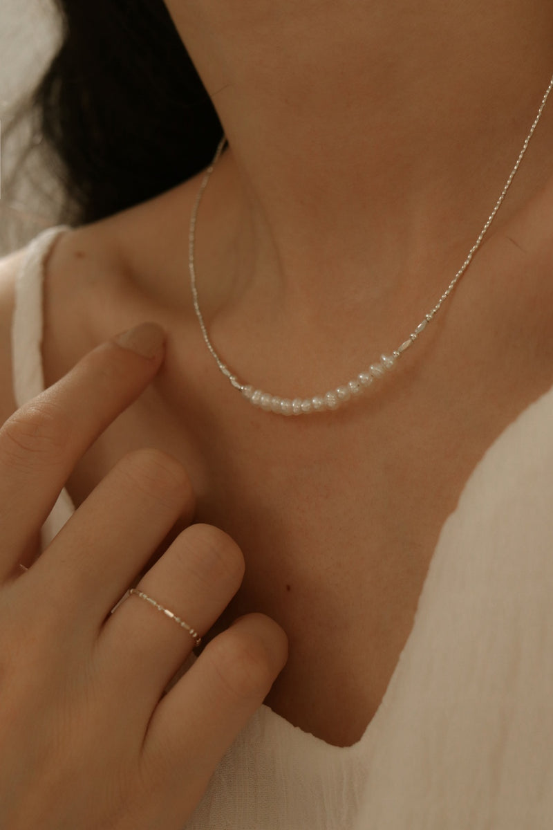 925 Silver Lumi Pearl Necklace