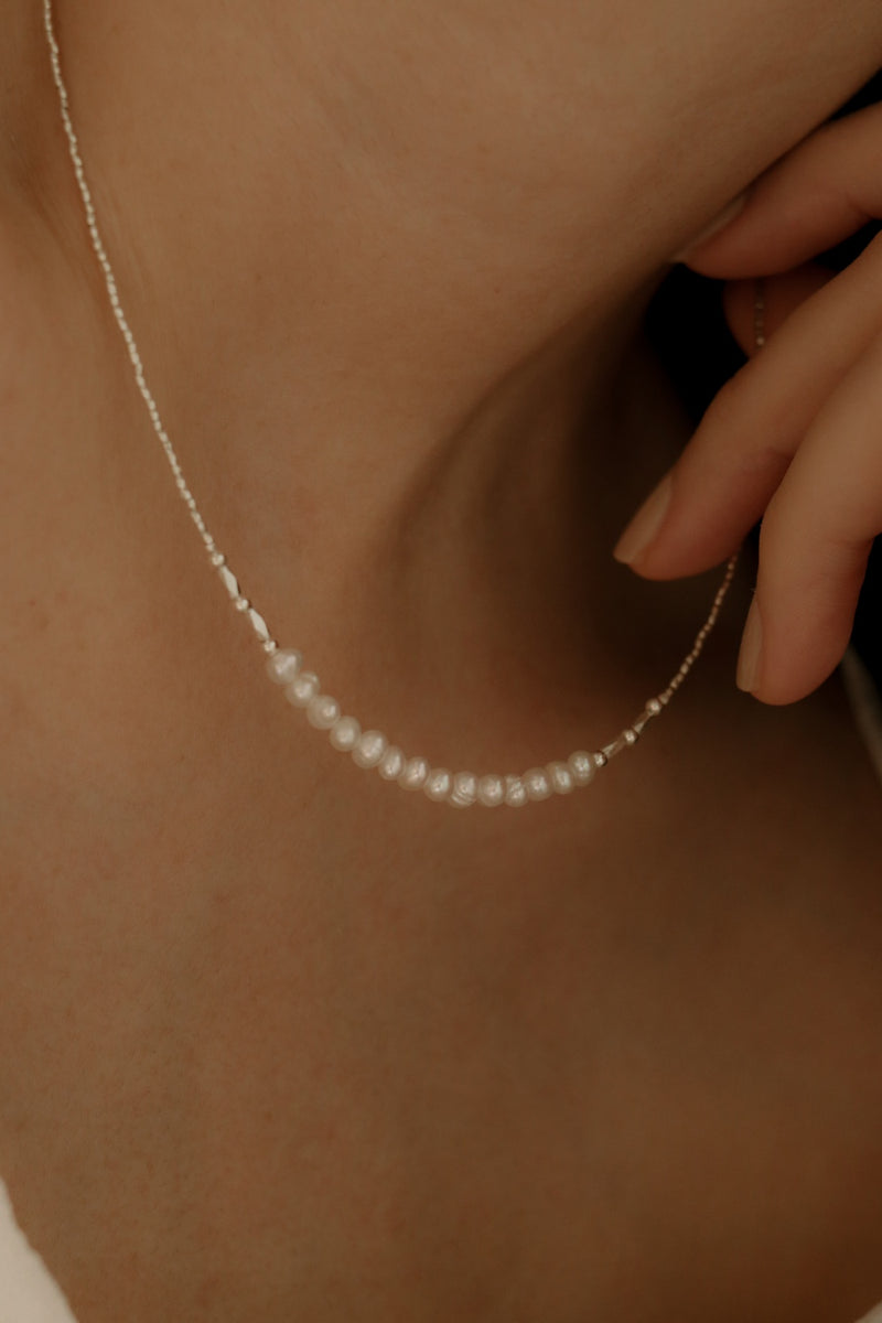 925 Silver Lumi Pearl Necklace