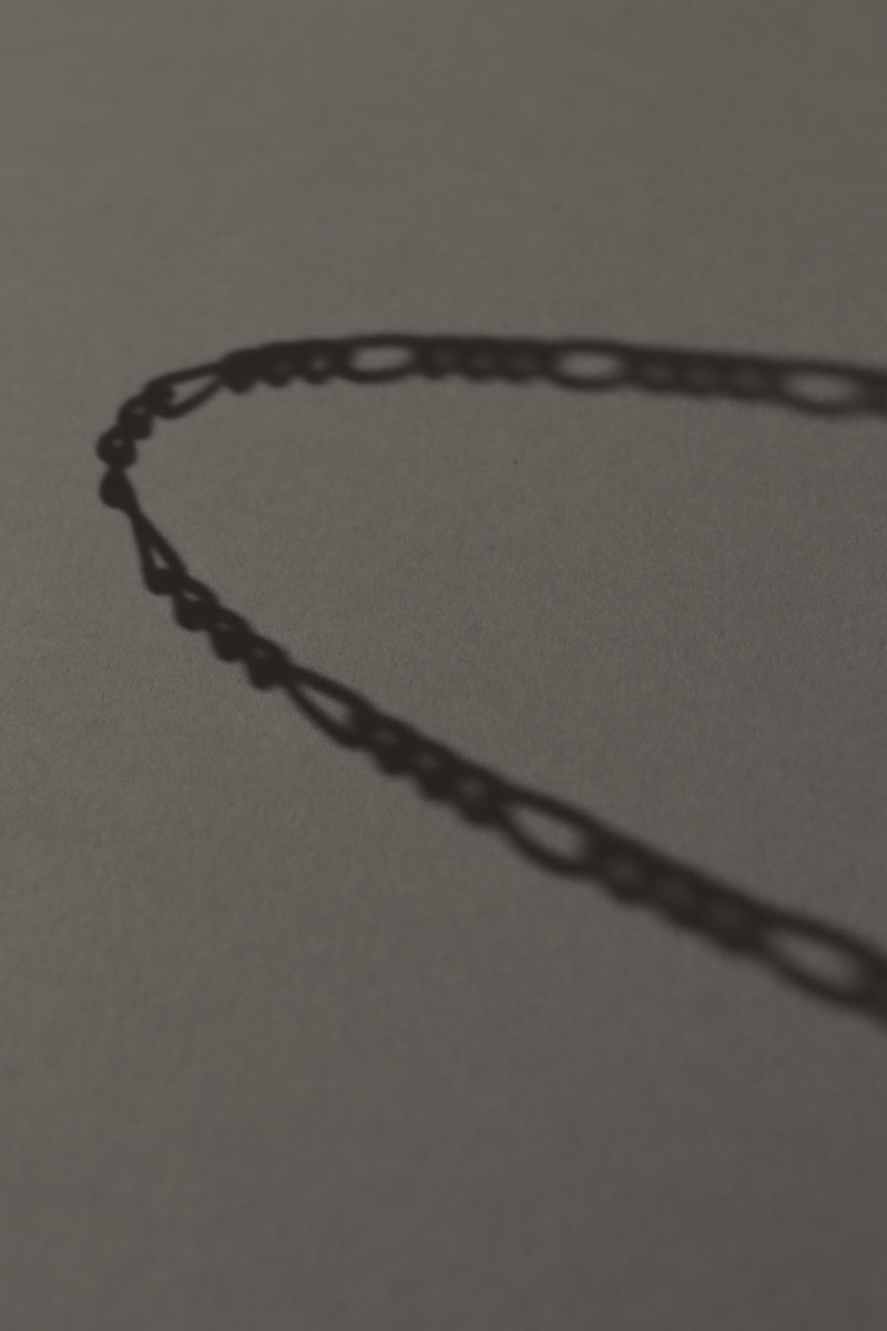 925 |ITALY| Silver Atlas Figaro Chain Necklace