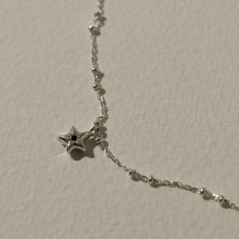 925 Silver Glimmer Star Necklace 925 Silver Jewellery A KIND OOOF