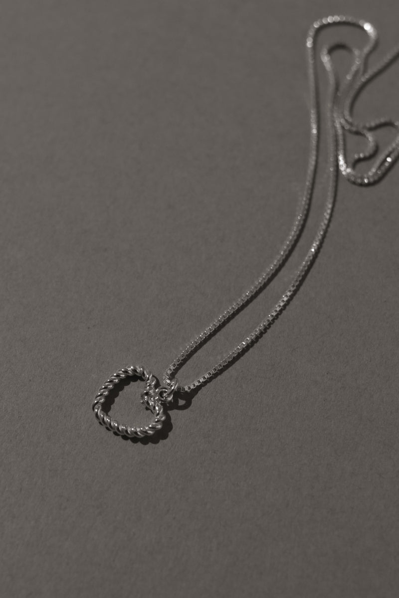 925 Silver Embrace Heart Necklace