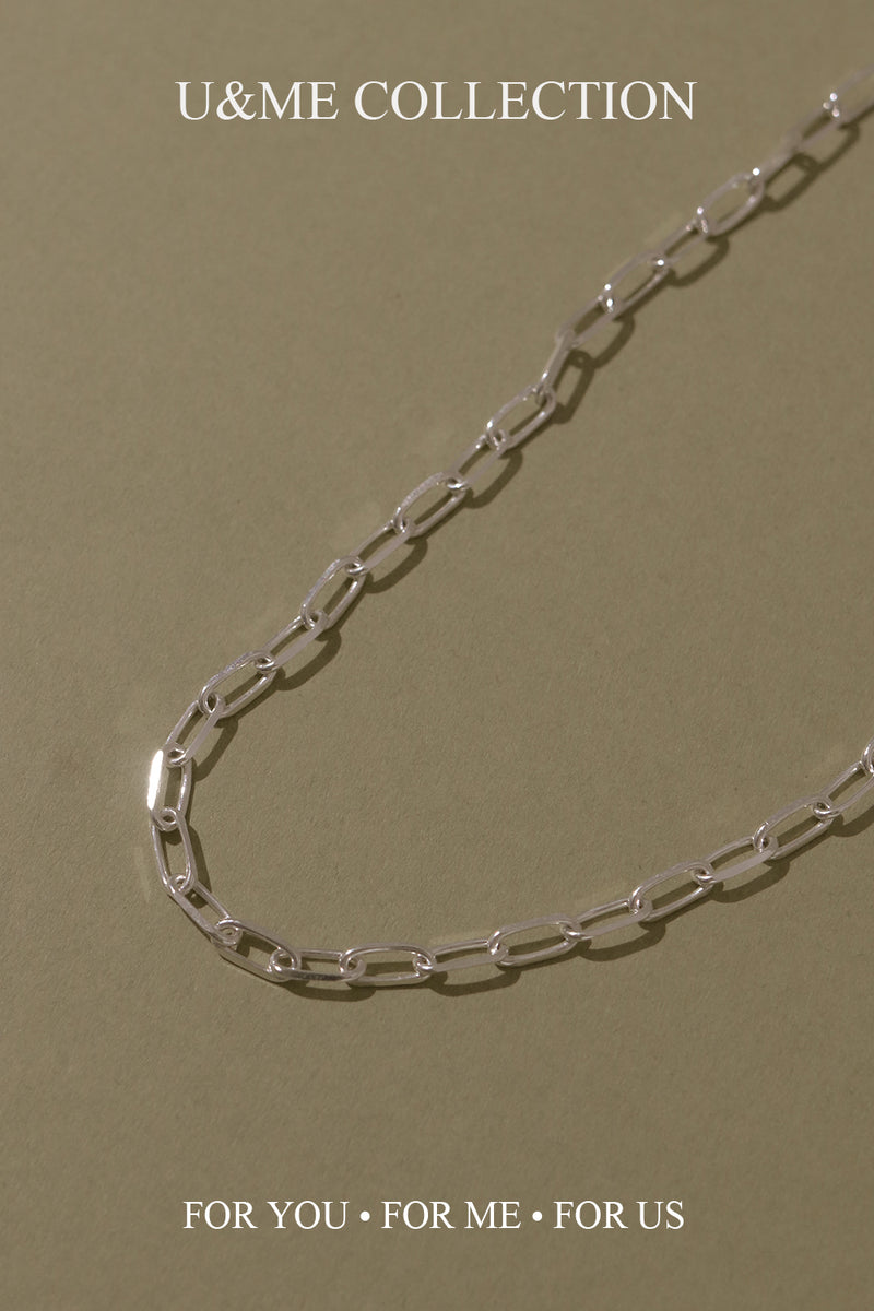 925 |Italy| Silver Roma Link Necklace