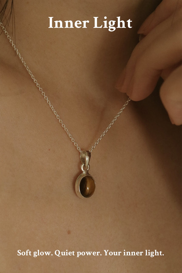 925 Silver Ovale Tigra Necklace