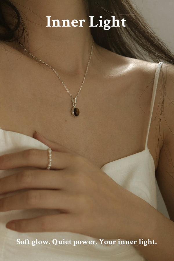 925 Silver Ovale Tigra Necklace