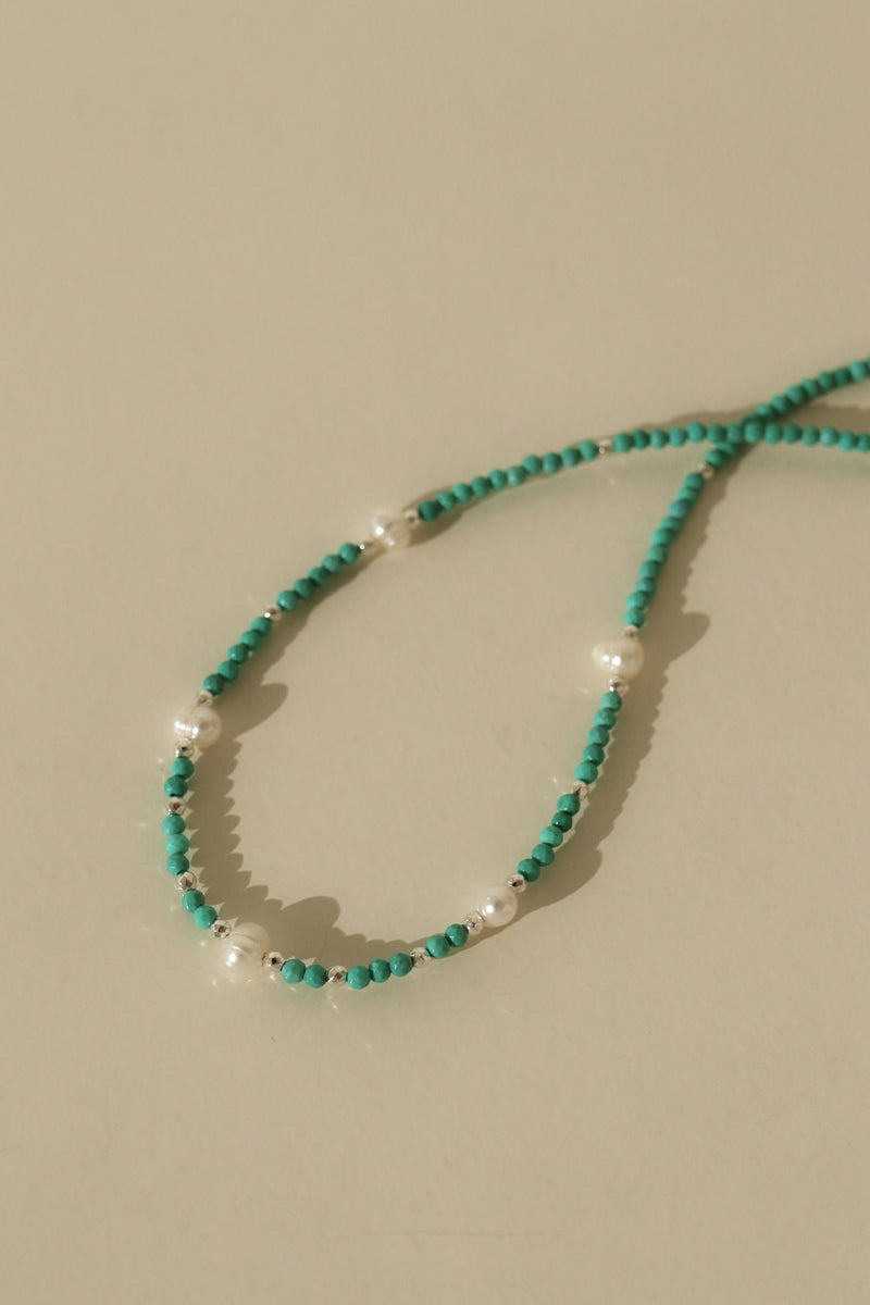 925 Silver Solis Pearl Necklace