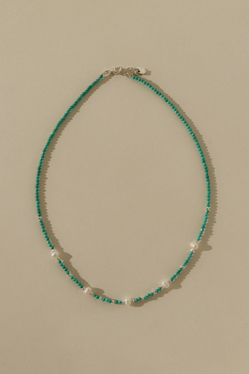 925 Silver Solis Pearl Necklace