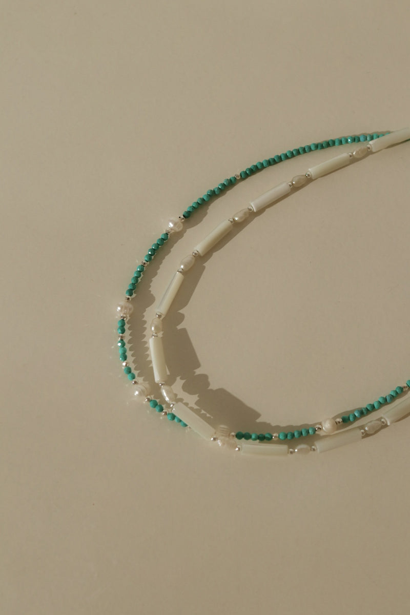 925 Silver Solis Pearl Necklace