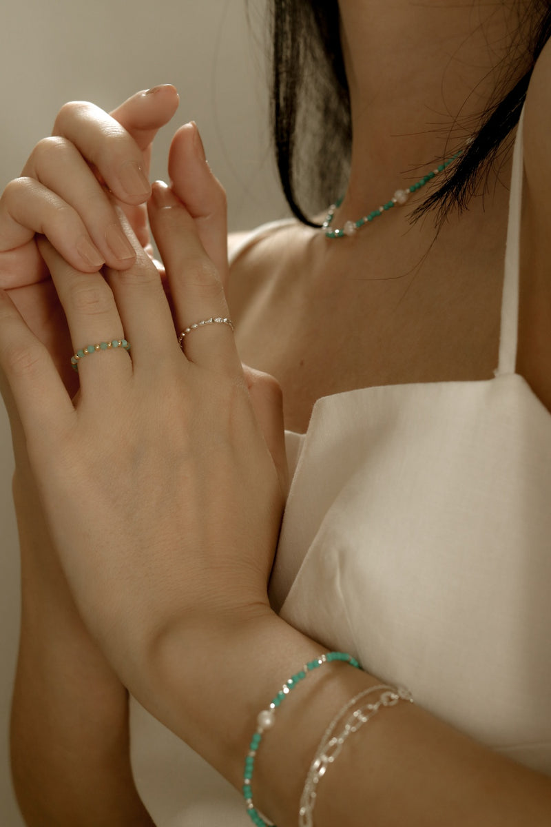 925 Silver Solis Pearl Necklace