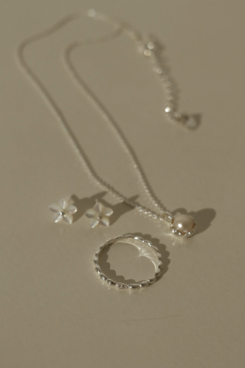 925 Silver Aurea Pearl Necklace